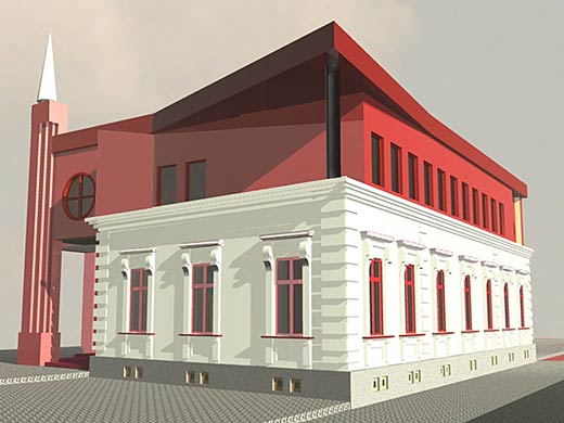Реконструкция здания Могилевского филиала Славнефтебанк