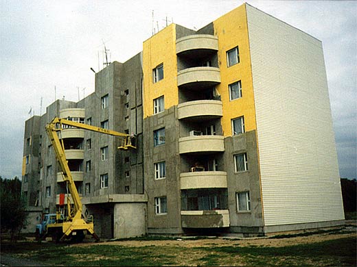 Тепловая реабилитация жилого дома в Калинковичах